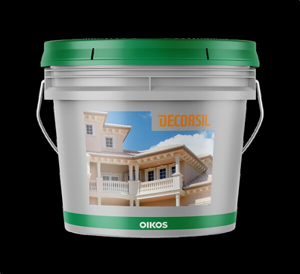 Pintura silicona fachada Oikos DECORSIL